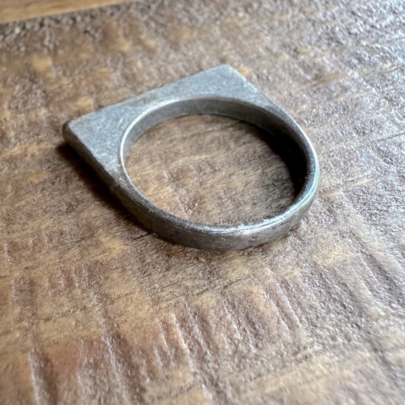 Contemporary Distressed Silvertone Pave Crystal Park Lane Jewelry Ring Cheers - Picture 4 of 8